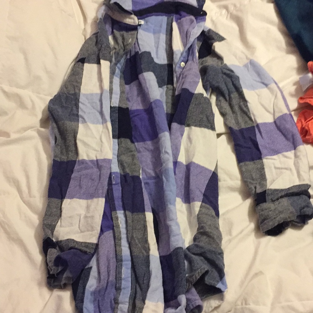 Long flannel shirt